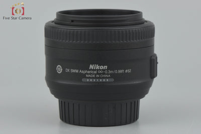 [Used] Nikon AF-S DX NIKKOR 35mm f/1.8 G