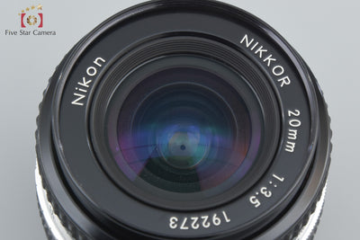 [Used] Nikon Ai NIKKOR 20mm f/3.5