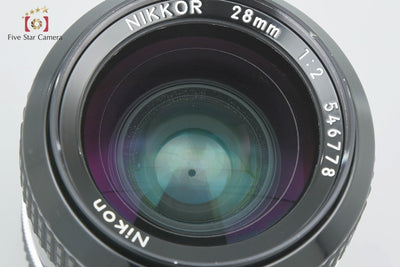 [Used] Nikon Ai NIKKOR 28mm f/2