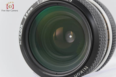 [Used] Nikon Ai NIKKOR 28mm f/3.5