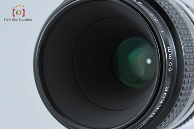 [Used] Nikon Ai Micro-NIKKOR 55mm f/3.5, no meter coupling prong