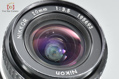 Nikon Nikkor Ai 20mm f/3.5