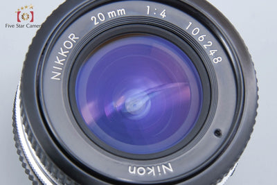 [Used] Nikon Ai NIKKOR 20mm f/4