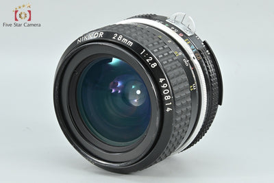 [Used] Nikon Nikkor Ai-S 28mm f/2.8