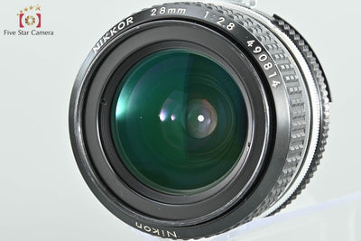 [Used] Nikon Nikkor Ai-S 28mm f/2.8