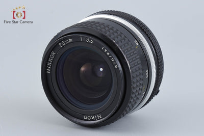 [Used] Nikon Ai NIKKOR 28mm f/3.5