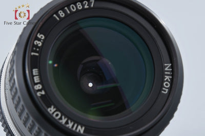 [Used] Nikon Ai NIKKOR 28mm f/3.5