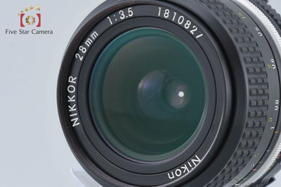 [Used] Nikon Ai NIKKOR 28mm f/3.5