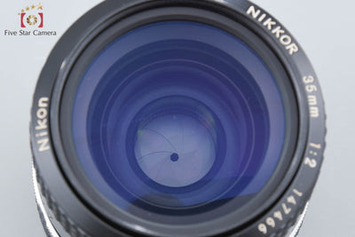 [Used] Nikon Ai NIKKOR 35mm f/2 Overhauled in October 2025