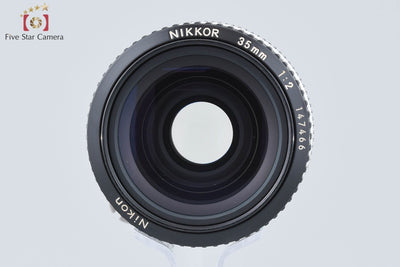 [Used] Nikon Ai NIKKOR 35mm f/2 Overhauled in October 2025