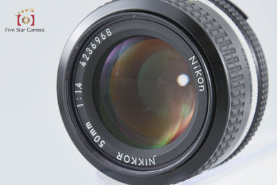 [Used] Nikon Ai NIKKOR 50mm f/1.4 No Meter Coupling Prong