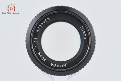 [Used] Nikon Ai NIKKOR 50mm f/1.4 No Meter Coupling Prong