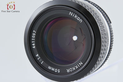 [Used] Nikon Ai NIKKOR 50mm f/1.4 Non-meter coupling prong