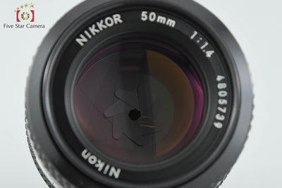 Used] Nikon Ai NIKKOR 50mm f/1.4