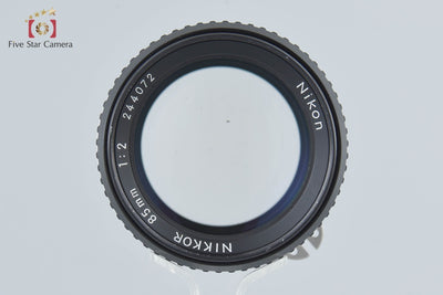 [Used] Nikon Ai NIKKOR 85mm f/2