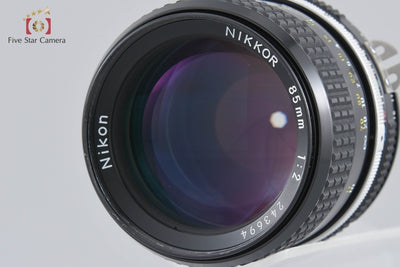 [Used] Nikon Ai NIKKOR 85mm f/2