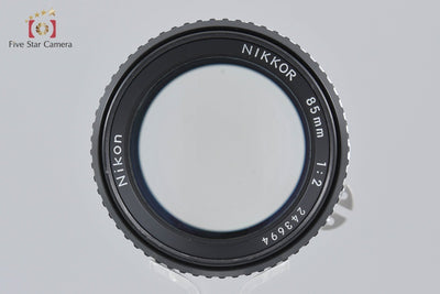 [Used] Nikon Ai NIKKOR 85mm f/2