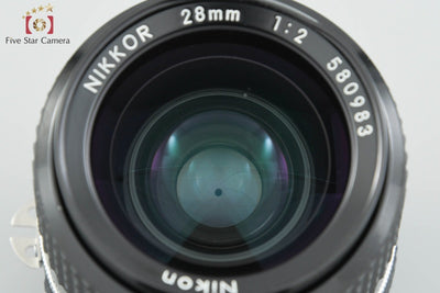 [Used] Nikon Ai-S NIKKOR 28mm f/2