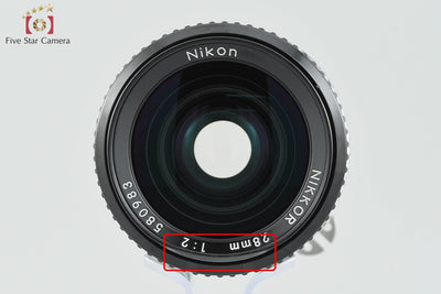 [Used] Nikon Ai-S NIKKOR 28mm f/2