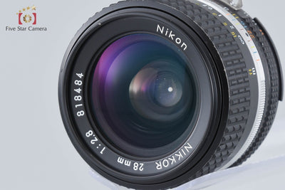 [Used] Nikon Nikkor Ai-S 28mm f/2.8