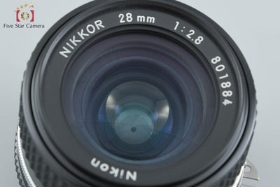 [Used] Nikon Nikkor Ai-S 28mm f/2.8