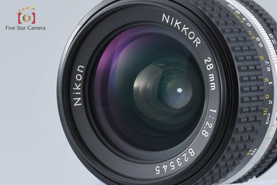 [Used] Nikon Ai-S NIKKOR 28mm f/2.8