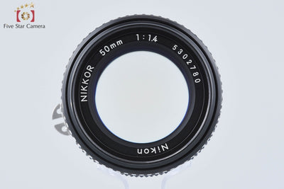 [Used] Nikon Nikkor Ai-S 50mm f/1.4