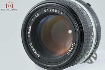 [Used] Nikon Ai-S NIKKOR 50mm f/1.4