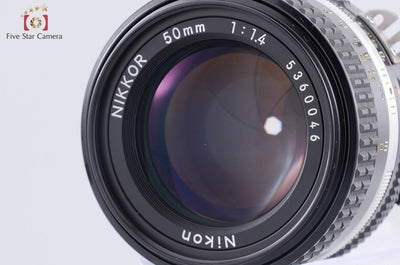 [Used] Nikon Ai-S NIKKOR 50mm f/1.4 with D engraving
