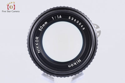 [Used] Nikon Ai-S NIKKOR 50mm f/1.4 with D engraving
