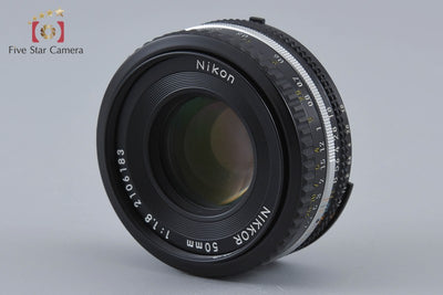 [Used] Nikon Ai-S NIKKOR 50mm f/1.8 without Meter Coupling Prong