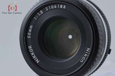 [Used] Nikon Ai-S NIKKOR 50mm f/1.8 without Meter Coupling Prong