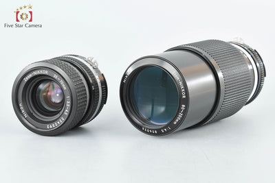 【中古】Nikon ニコン Ai-S NIKKOR 35-70mm f/3.3-4.5 + Ai Zoom NIKKOR 80-200mm f/4.5