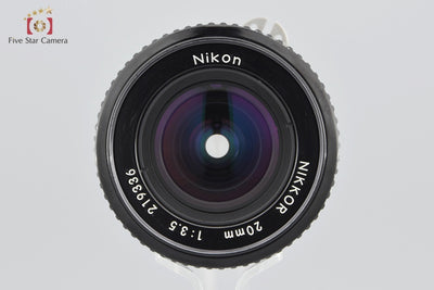 【Used】Nikon Nikkor Ai-S 20mm f/3.5