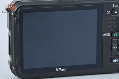 Used] Nikon COOLPIX AW100 Forest Camouflage Compact Digital Camera with Original Box