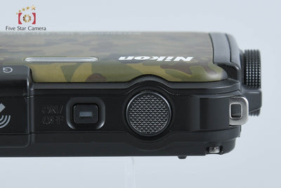 Used] Nikon COOLPIX AW100 Forest Camouflage Compact Digital Camera with Original Box