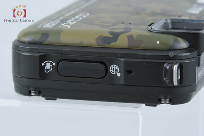 Used] Nikon COOLPIX AW100 Forest Camouflage Compact Digital Camera with Original Box