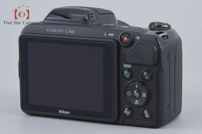 [Used] Nikon COOLPIX L340 Compact Digital Camera with Original Box