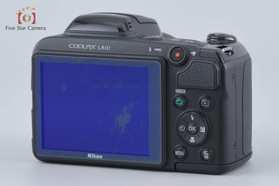 [Used] Nikon COOLPIX L810 Black Compact Digital Camera