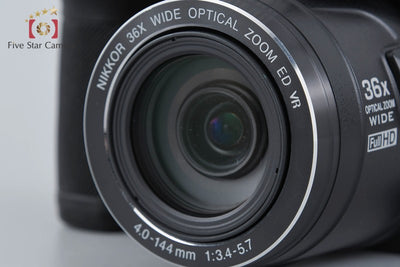 [Used] Nikon COOLPIX P500 Black Compact Digital Camera
