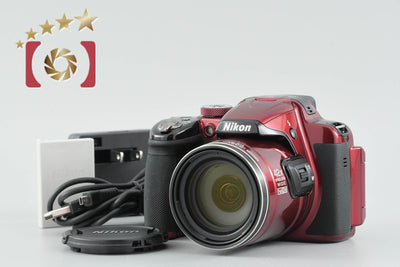 [Used] Nikon Coolpix P520 Red Compact Digital Camera