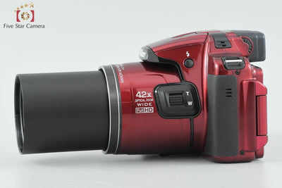 [Used] Nikon Coolpix P520 Red Compact Digital Camera
