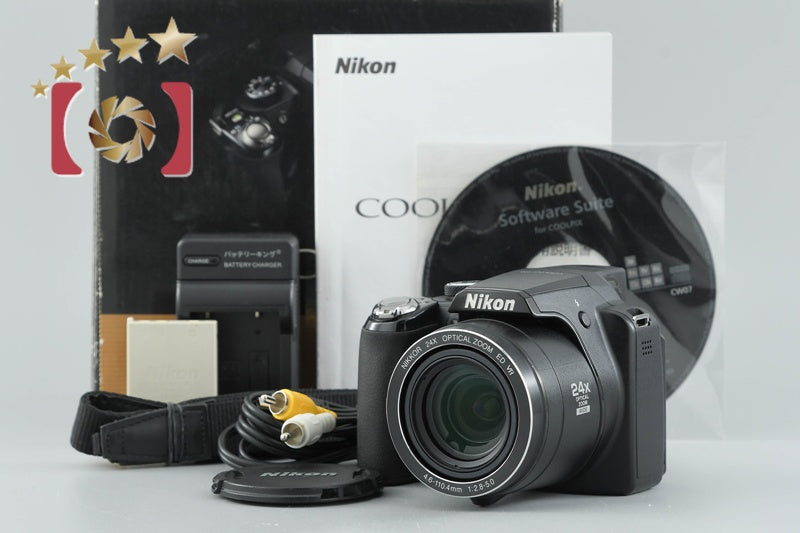 [Used] Nikon COOLPIX P90 Black Compact Digital Camera with Original Box