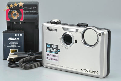 [Used] Nikon S1100pj Silver Compact Digital Camera