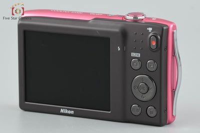 [Used] Nikon COOLPIX S3300 Strawberry Pink Compact Digital Camera