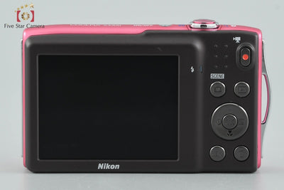 [Used] Nikon COOLPIX S3300 Strawberry Pink Compact Digital Camera