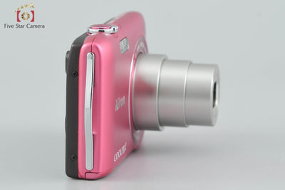 [Used] Nikon COOLPIX S3300 Strawberry Pink Compact Digital Camera