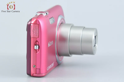 【Used】Nikon COOLPIX S3500 Strawberry Pink Compact Digital Camera