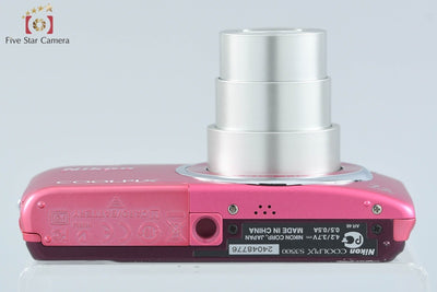 【Used】Nikon COOLPIX S3500 Strawberry Pink Compact Digital Camera