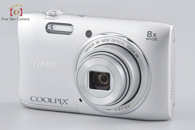 [Used] Nikon COOLPIX S3600 Crystal Silver Compact Digital Camera